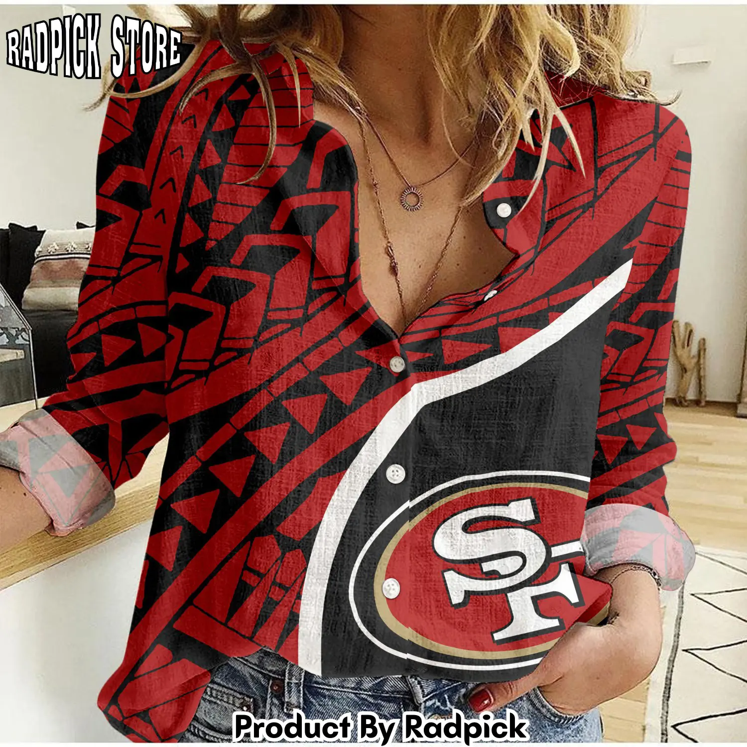 Radpick san francisco 49ers woman shirt rp662181